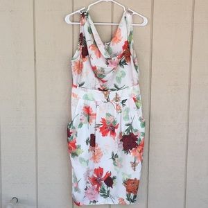Floral h&m dress, 14